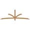 Ekena Millwork Davenport Timber Gable Bracket, Western Red Cedar, 96"W x 32"H x 3 1/2"D x 3 1/2"F, 8/12 Pitch GBW096X32X0404DAV00SWR - alternate 1